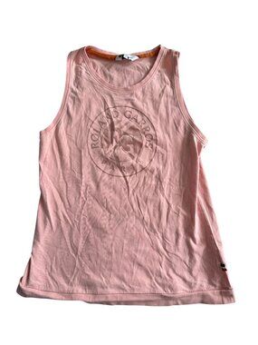 FRENCH OPEN Roland Garros Peach Logo Tennis Tank Top Size L